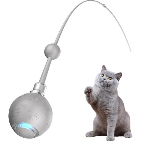 Interactive pour Chat 3 Modes Jouet Roulant pour Chat Trois (1/5)