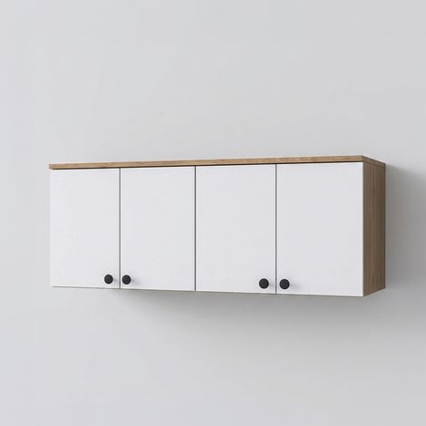 Keral Hängeschrank 4-türig Mehrzweck-Wandschrank (1/5)