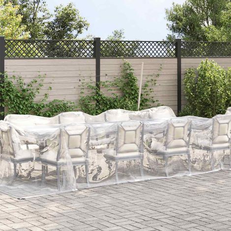 Bâche transparente avec œillets 3x10 m polyéthylène