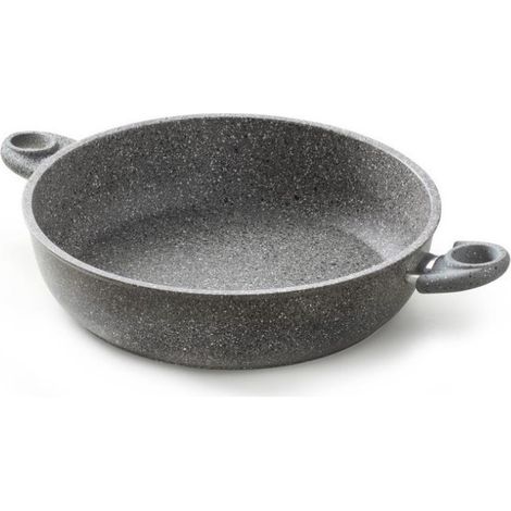 Tegame Antiaderente 2 Manici Cuore di Pietra 20 cm Accademia Mugnano (1/2)