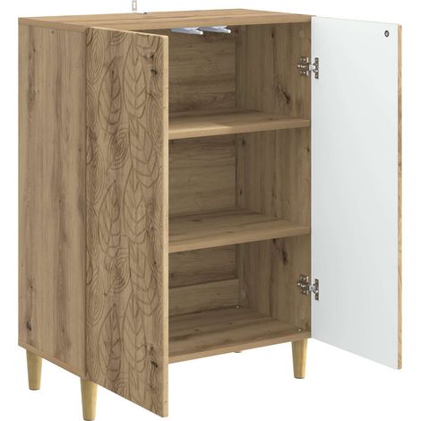 Sideboard/Anrichte/Buffet Artisan-Eiche 66 x 34,5 x 90 cm Holzwerkstoff LXWW586773 (1/5)