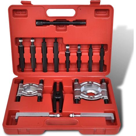 vidaXL Conjunto de Extractor de Rodamiento - 14 Piezas (1/2)