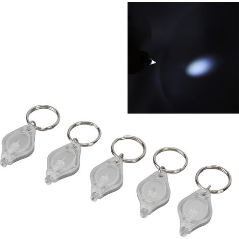 Mini-LED-Fingerlicht, tragbar, Schlüsselanhänger, weißes Licht (1/5)