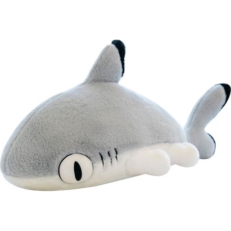 Peluche Chat-Requin - Jouet en Peluche Douce avec Rembourrage en Coton PP - Décoration Intérieure et Compagnon de Sommeil - 70 cm ou 90 cm (1/5)