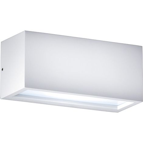 Applique Guava Led Double Émission 12W 120°-120° Blanc Ip65 3000K - Éclairage Mural Extérieur Groupe Rossini (1/4)