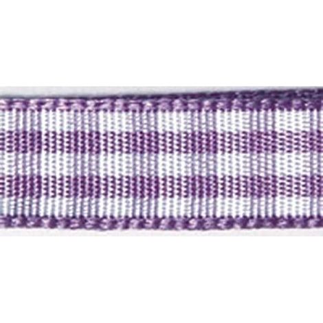 RAYHER - NASTRO DI RASO ORGANZA - COLORE VIOLA E BIANCO 9,5MMX10MT