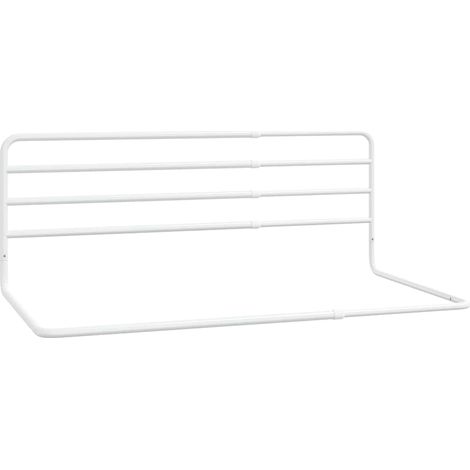 Maison Exclusive - Kleinkind-Bettschutzgitter Weiß (76-137)x55 cm (1/5)