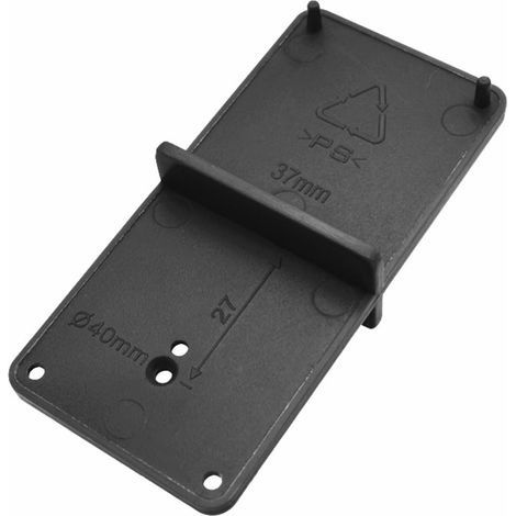 10PCS Perforateur de charnière 35/40 mm, guide de localisation, foret, outils de perçage, portes, armoires, gabarit de bricolage for outils à main for le travail du bois(Noir) (1/5)