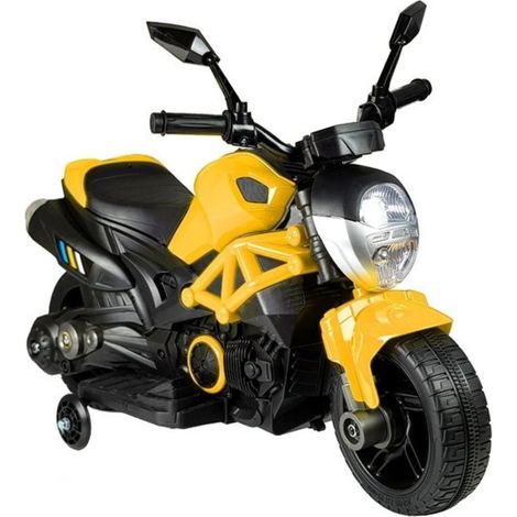 Motocicletta a batteria per bambini GTM1188 con luce LED gialla (1/5)