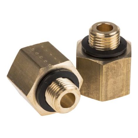 Adaptateur Laiton Droit Legris G Mâle 1/8pouce - Femelle 1/4pouce ( Prix pour Paquet de 5 )