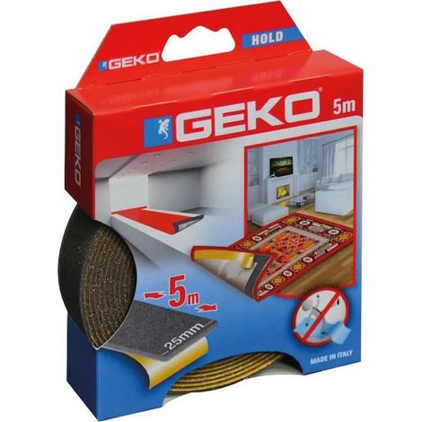 Anti-Rutsch-Klebeband Teppich 25mmx5m - Geko