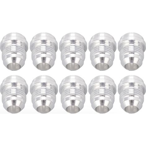 10 pièces de vis mâles universelles usinées CNC, filetage mâle AN8 de 3/4 po de diamètre, pour véhicules automobiles (1/5)