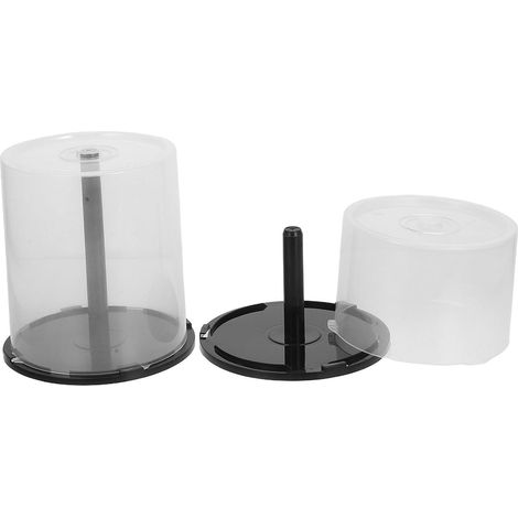 Boîtes de Rangement pour Dvd et CD 2pcs en Pp Léger, Grosse Capacité, Polyvalentes et Portables, pour Organiser Vos Disques Workspace (1/5)