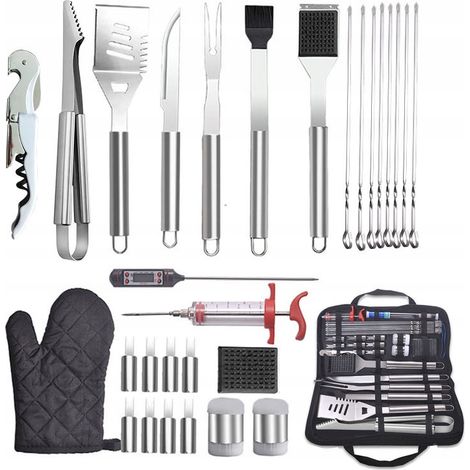 Ensemble barbecue en acier XXL avec 30 accessoires (1/5)