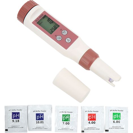 Digital Water Quality Monitor ABS Housing High Sensitivity Water Quality Tester for PH TDS EC Temperature (1/5)