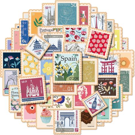 50 feuilles adhésives pour habillage de carrelage en pierre, style carnet Cahill, pour album photo. (1/5)