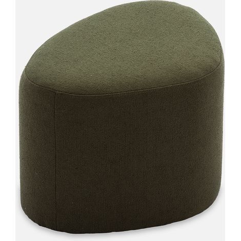 Puff de tela con forma de guijarro (1/5)