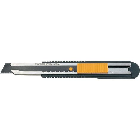 Cutter OLFA avec verrouillage automatique et lame noire ultra-tranchante de 12,5 mm (1/3)