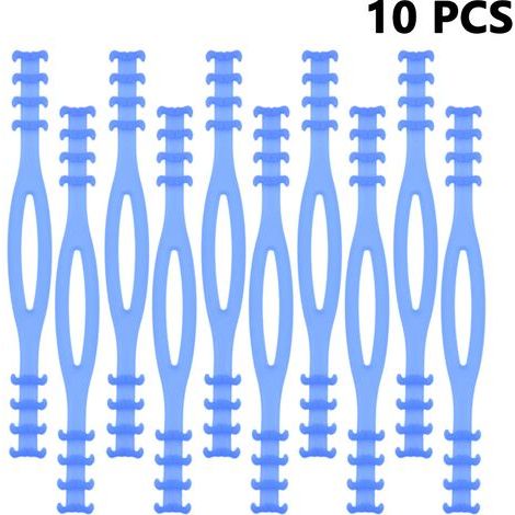 10pcs Boucle d'extension pour masque, crochet de masque réglable, rallonge les élastiques, soulage les douleurs aux oreilles, convient à diverses utilisations. (1/5)