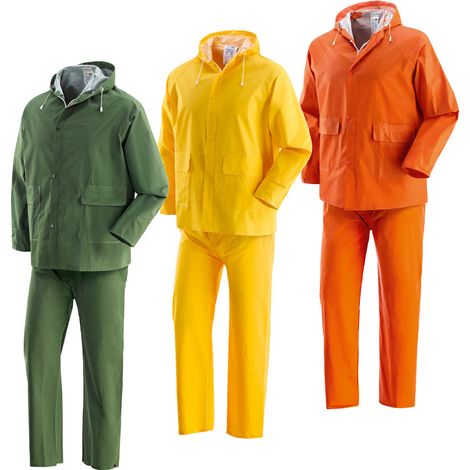 Ensemble de pluie en PVC Neri Pluvio - L - Amarillo