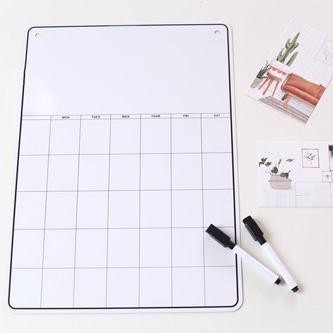 Monatsplaner, magnetische Kühlschrank-Notiztafel, Kühlschrankmagnet-Kalender, Tagesplaner (1/5)
