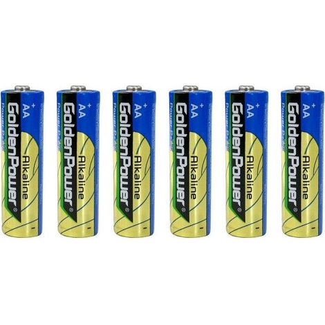Packung mit 6 AA LR06 Batterien (1/2)
