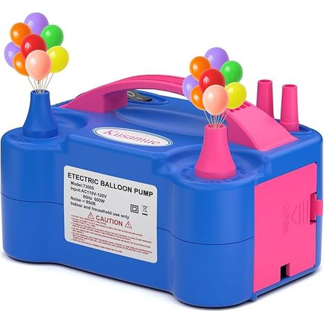 Pompe À Ballons Électrique - 2 Embouts - 110 V - Pour Décorations De Fête À Domicile - 1 Pièce (1/3)