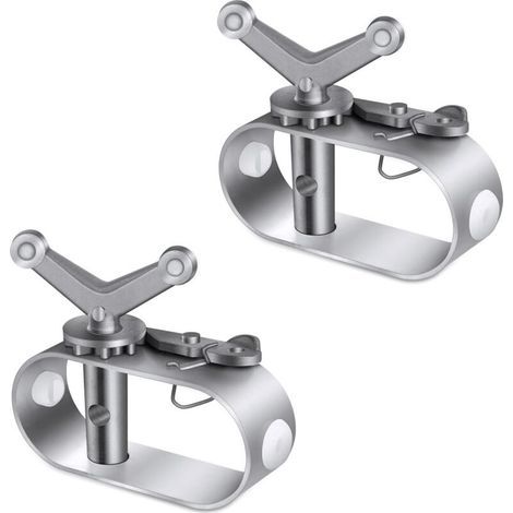 2 Pièces de Câble Tendeur Bâche Piscine, Tendeur de Câble de Couverture Robuste Treuil de Couverture de Piscine, Cliquet de Câble pour la Fixation de Piscines Hors Sol en Hiver (1/5)