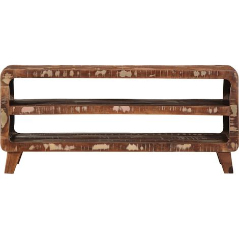 Maison Exclusive - Mobile Porta TV 105x46x32 cm in Legno Massello di Recupero (1/5)