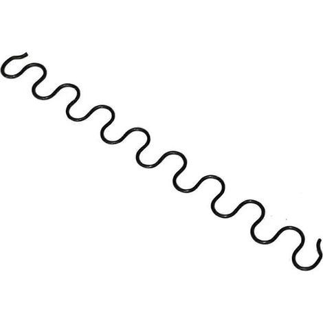 Canapé à ressorts serpentins et clips, 45 cm de long, 3,5 mm chacun, de conception ergonomique pour un maintien optimal de la forme. Référence : 1523 (1/2)