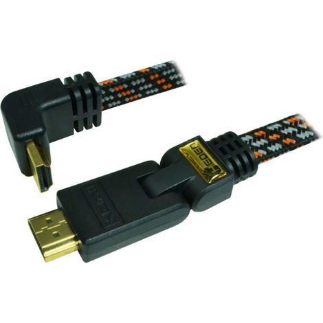Cable HDMI 1.4 haute définition 3 METRES FULL HD 1080p 3D HDCP
