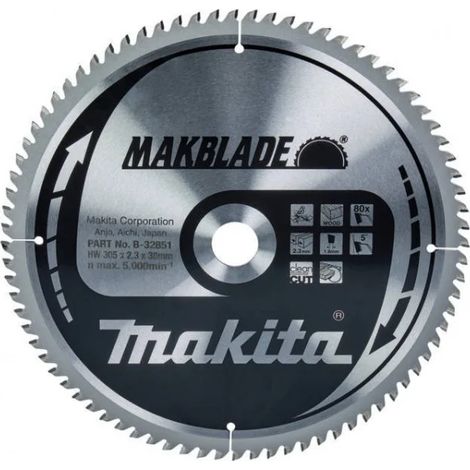 Makita B-32851 Makblade Lama TCT per troncatrici 305x30 per legno
