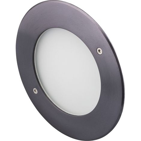 Encastré de sol extérieur ZEPH 3 24V rond anthracite bleu 6x2W - EUROPOLE - 55324AN