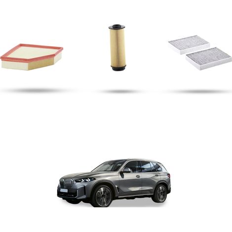 Kit tagliando 3 filtri compatibile con Bmw x5 (G05,F95) 40i hybrid 245kw dal 2020 (1/5)