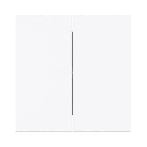 Busch-Jaeger Balancín para interruptor/pulsador, 2 veces blanco estudio - Busch-art linear® (1785-44G), 2CKA001751A3385