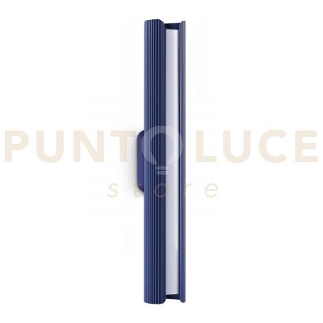 DORICA APPLIQUE A PARETE LED 3000K 8,5W 850 lm BLU CANNETTATO