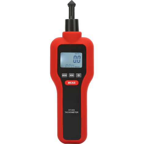 Hand-Drehzahlmesser (kontaktlos 2-99999 & kontaktbehaftet 2-19999) mit LCD-Digitalanzeige (1/5)