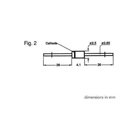 25 Diode Zener 4v3 - 1 3w