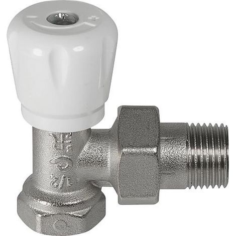 Robinet de radiateur équerre laiton 115X DN15 (1/2")