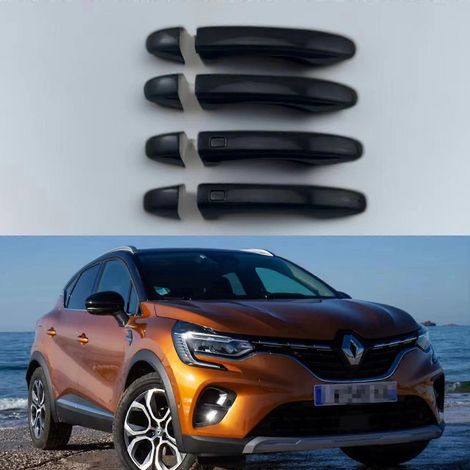Passend für Renault Corey und Renault Captur (Baujahre 2019–2023): Türgriffgehäuse in glänzendem Schwarz (1/5)