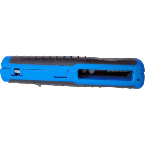 Pince à dénuder en forme de stylo, bleue, légère pour une portabilité et une utilisation pratiques. (1/5)
