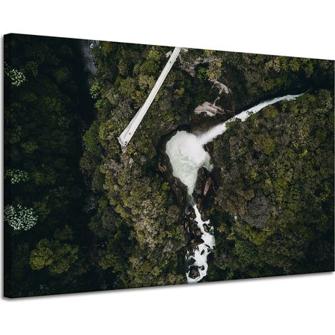 Leinwanddruck Natur Vogelperspektive 120x80