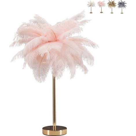 LAMPADA DA TAVOLO PALM ROSA CM Ø 40X55 (1/5)