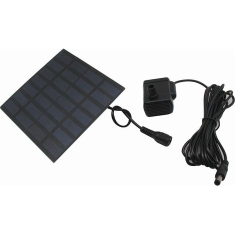 Pompe à fontaine solaire, alimentée par panneau solaire PET, kit d'arrosage pour aquarium, piscine et jardin, pour bassin de fontaine
