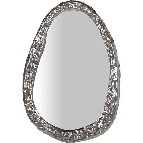 Miroir en métal argenté 40 x 3 x 59 cm (1/2)