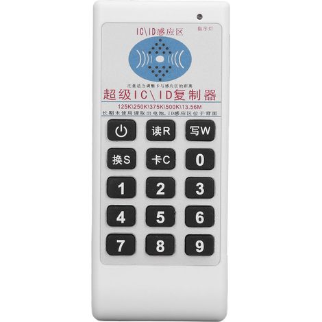 IC-ID-Kartenkopierer, -Lesegerät und -Schreiber (125 kHz/13,56 MHz) mit Programmiergerät, wiederbeschreibbaren Karten, Schnallen und UID-Tags (1/5)