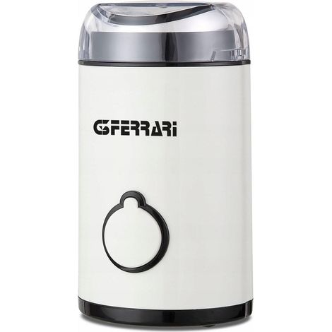 g3ferrari Molinillo de café eléctrico blanco compacto 50g (1/3)