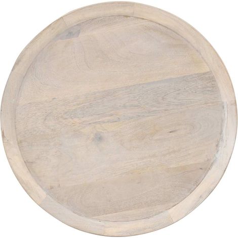Maison Exclusive - Tavolino di Servizio Ø60x75 cm in Legno Massello di Mango (1/5)
