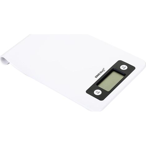 Bilancia da cucina elettrica di precisione KING Hoff con gancio su binario, colore bianco.