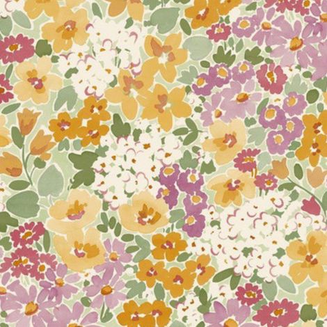 Grandeco Ditsy Yellow Floral Vinyl Wallpaper Blossom Colourful Paste The Wall (1/4)